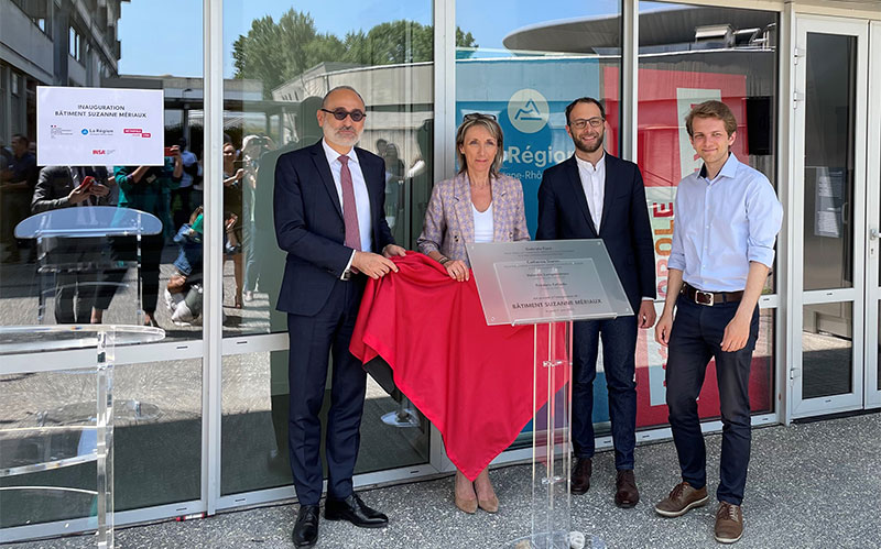 inauguration du bâtiment suzanne mériaux