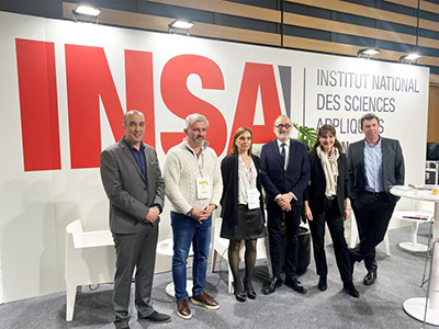 visite direction insa stand insa insavalor global indsutrie